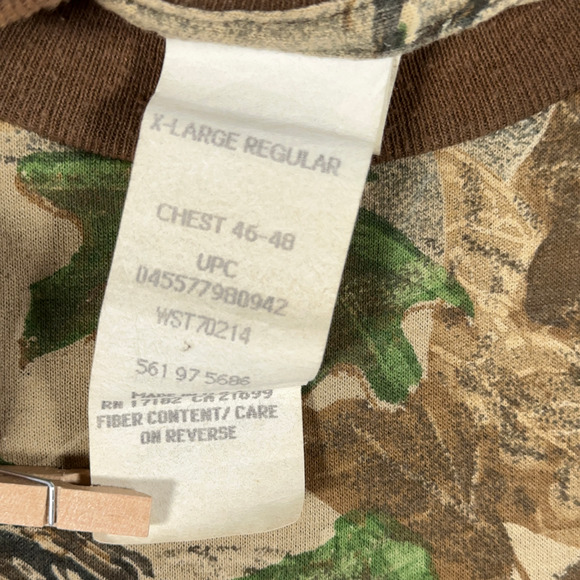 Vintage Realtree Shirt Adult EXTRA LARGE Brown Camo Hunting USA Made Outdoor 90s - Picture 7 of 9